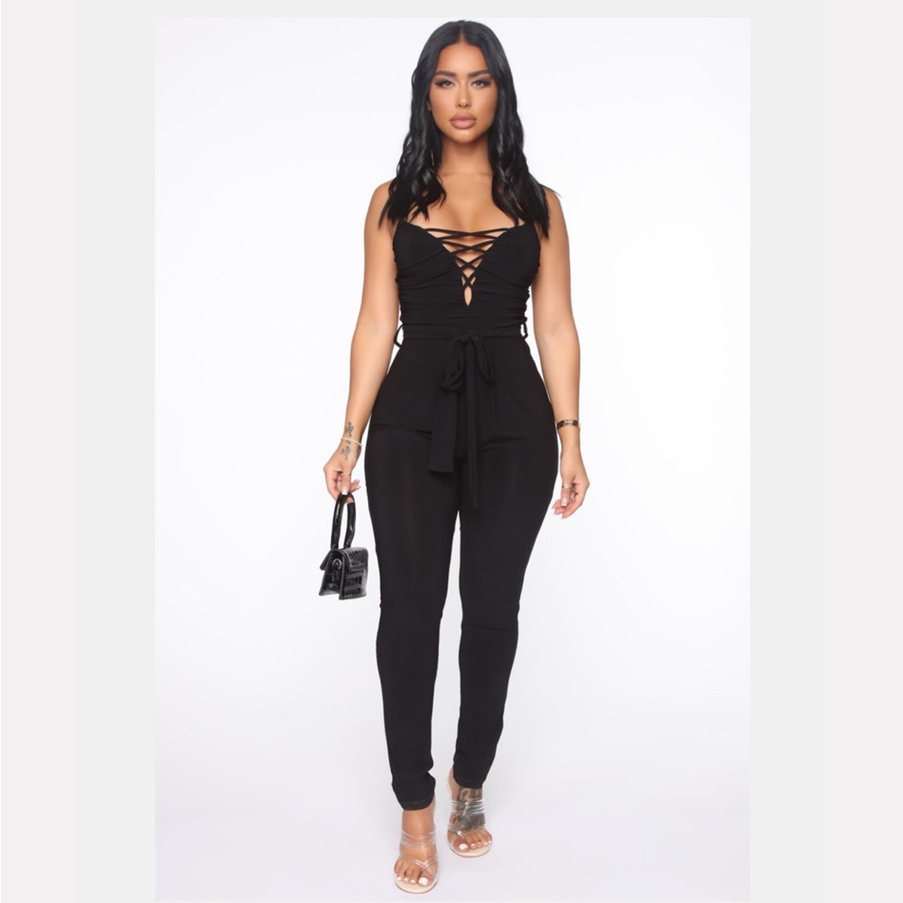 Restless Nights Ruched Jumpsuit - XL NWT Fashion Nova
